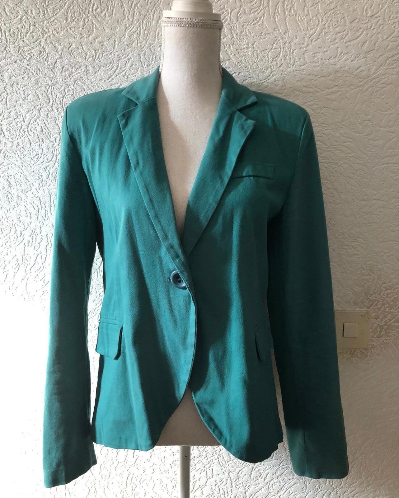 Maat M - jasje van DANI DESIGN - groen, Kleding | Dames, Maat 38/40 (M), Ophalen of Verzenden, Zo goed als nieuw, Jasje