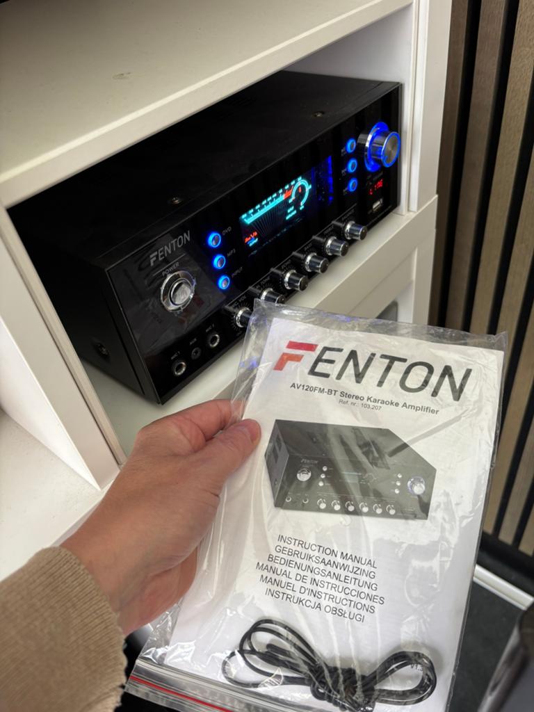 Versterker Fenton av120fm-bt, Ophalen, Zo goed als nieuw, Overige merken