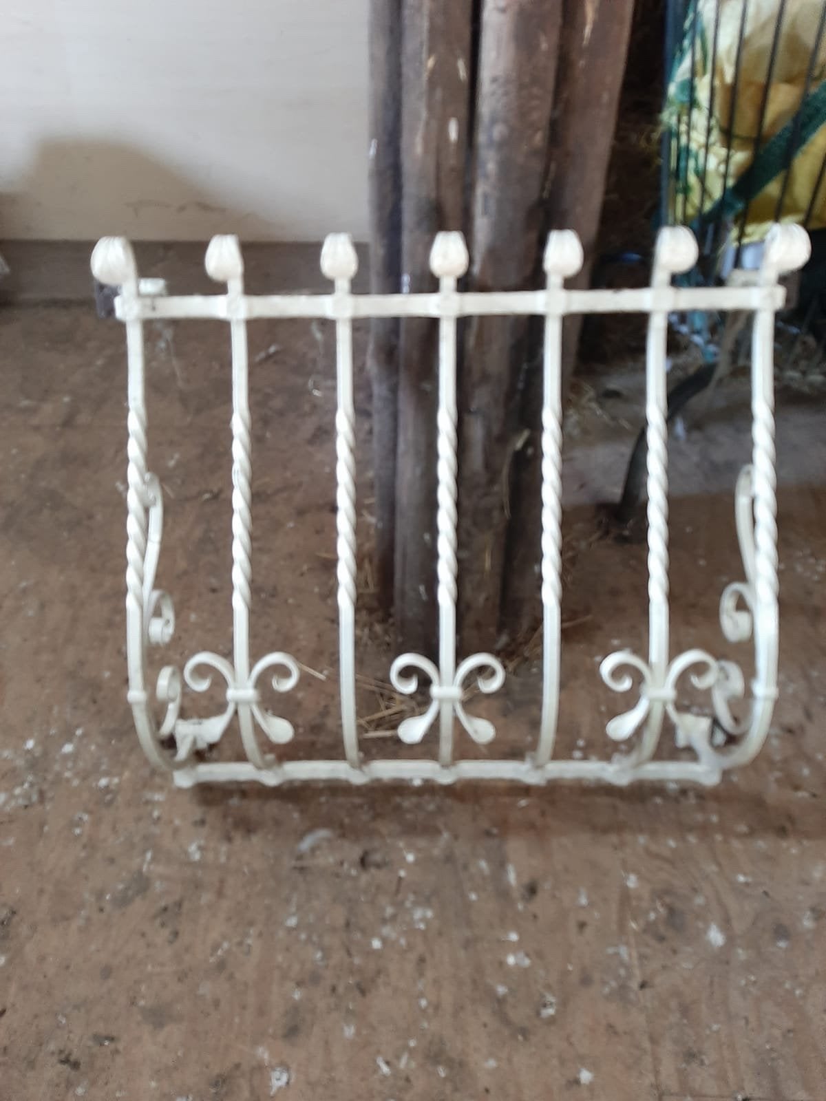 Decoratief Frans balkon - smeedijzer, Ophalen, Gebruikt