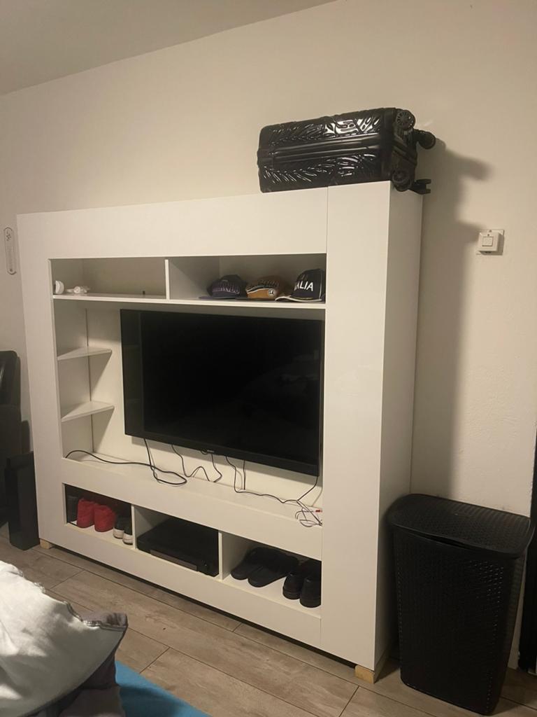 Wandmeubel / tv kast te koop, Ophalen, Gebruikt, 150 tot 200 cm, 150 tot 200 cm