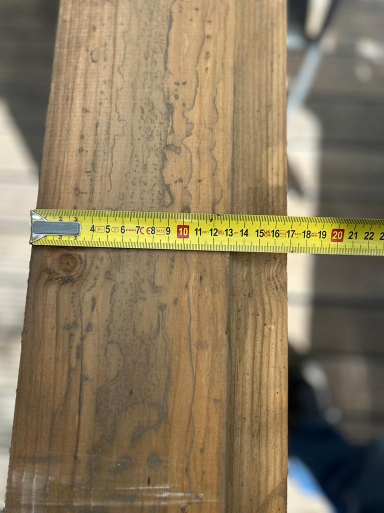 Rabat hout Zaanse maat 160mm werkend speciale aanmaak, Ophalen, Minder dan 25 mm, Nieuw, Plank