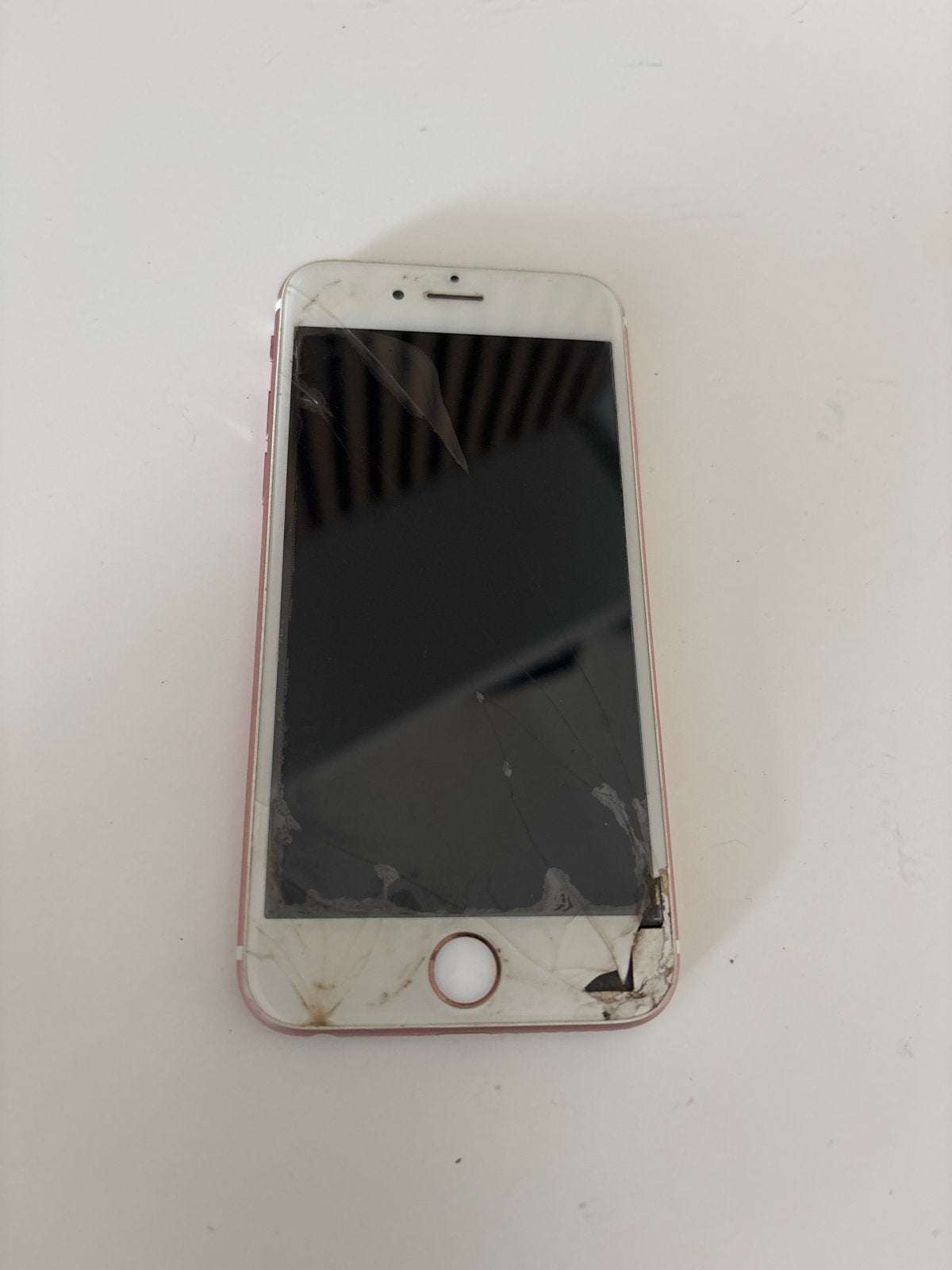 iPhone 6S Rose Gold - Scherm kapot, Telecommunicatie, Mobiele telefoons | Apple iPhone, Gebruikt, 16 GB, Ophalen of Verzenden