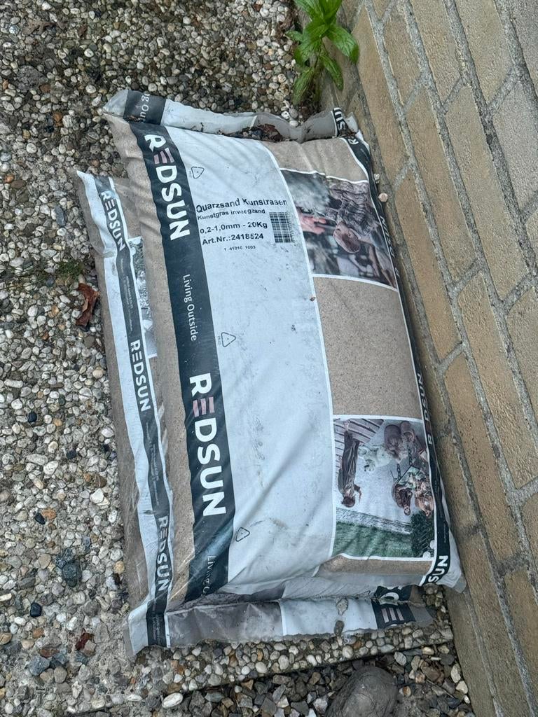 RedSun Kwartszand Kunstgras Inveegzand 25kg, Ophalen of Verzenden, Nieuw