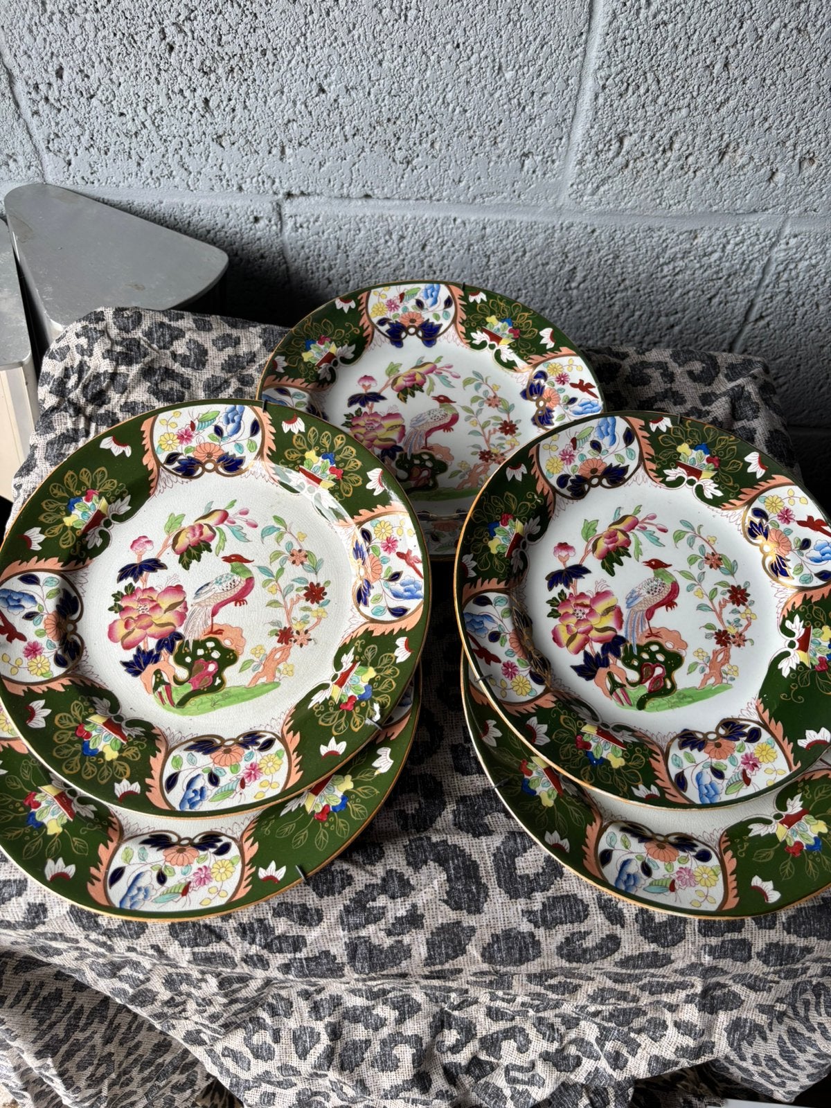 5 antieke borden, Antiek en Kunst, Ophalen of Verzenden