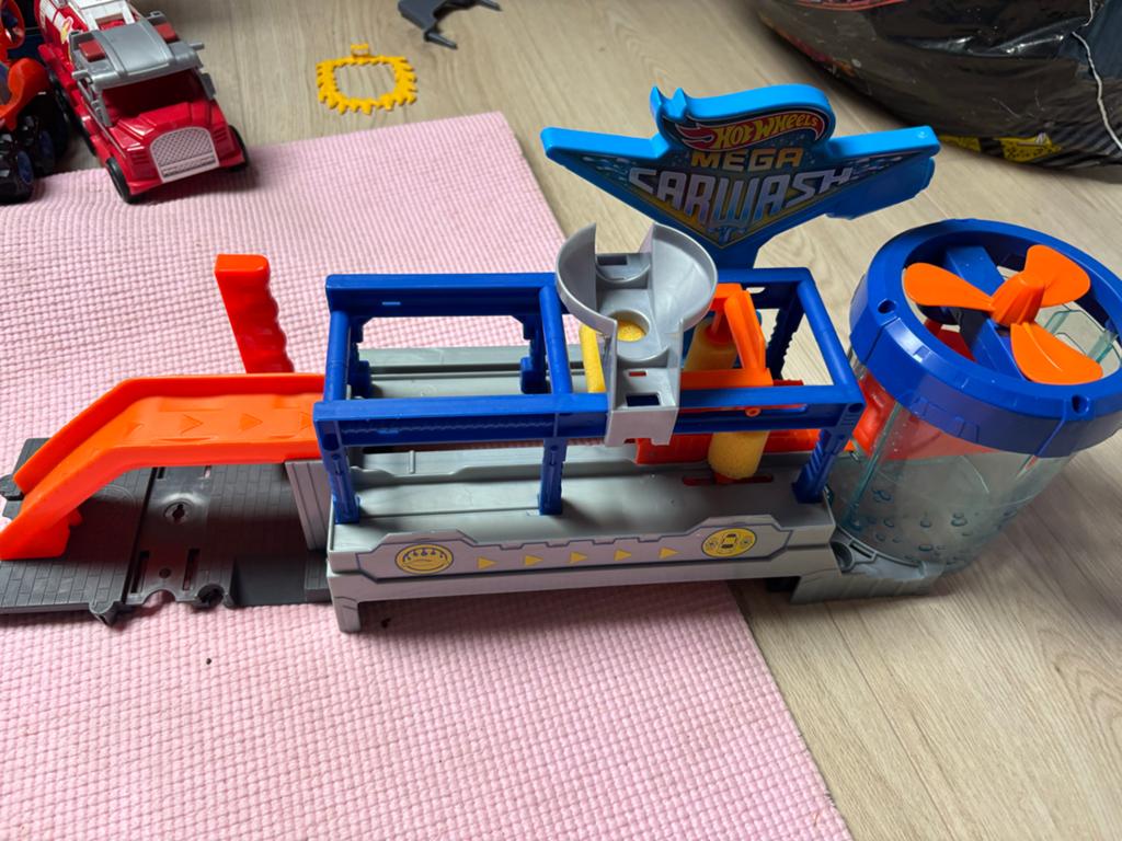 Hot Wheels Mega Carwash Speelset, Ophalen, Gebruikt