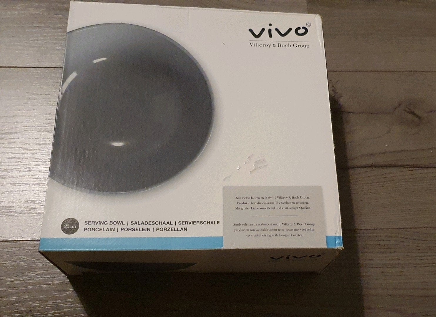 Ah vivo villeroy en boch porselein servies salade schaal
5x, Nieuw, Ophalen of Verzenden, Schaal of Schalen, Effen