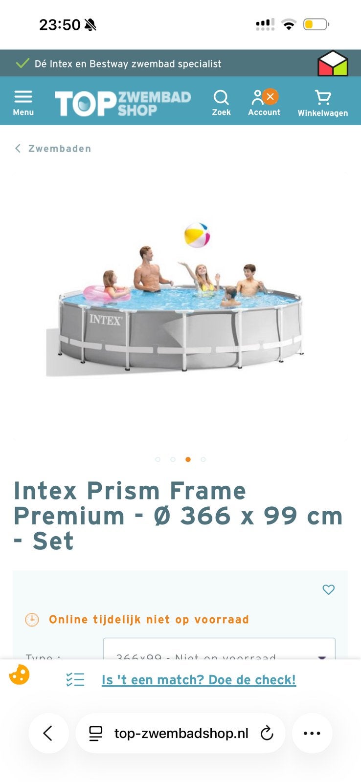 Intex zwembad, Ophalen, Minder dan 80 cm, Opzetzwembad, Rechthoekig