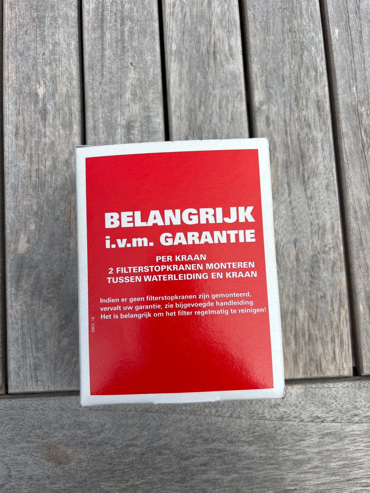 Set van 2 hoekstopkranen met filter, Ophalen of Verzenden, Nieuw, Kraan