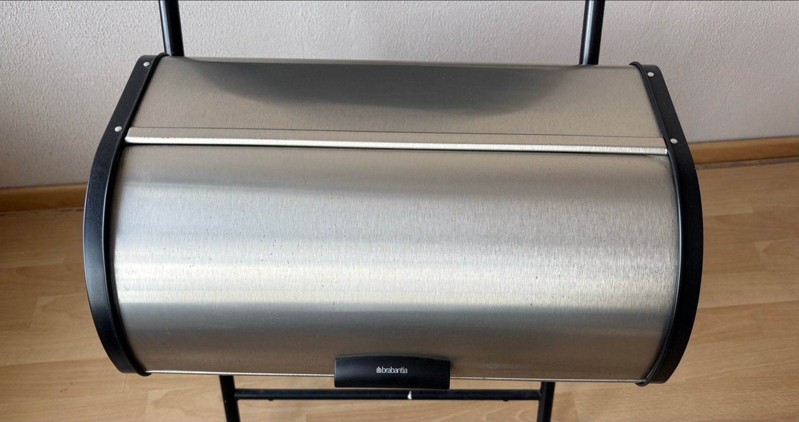 Brabantia Broodtrommel, Gebruikt, Zilver, Ophalen of Verzenden, Metaal