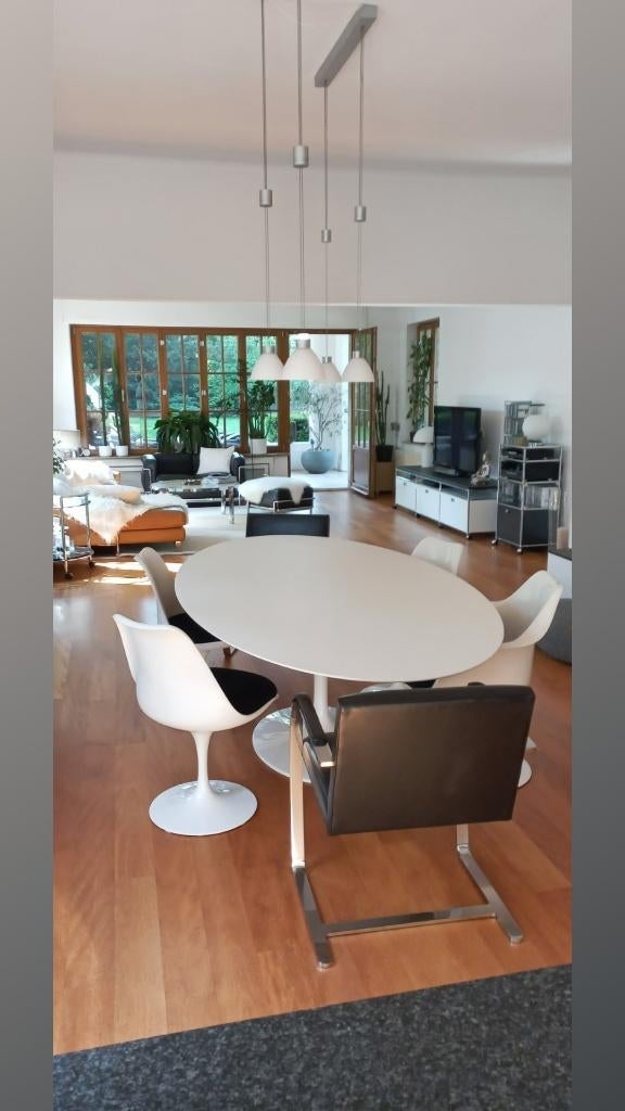 albini lampen tulipe 244 x 137 eero saarinen  tafels platner, Ophalen of Verzenden, Nieuw, Overige materialen, Mid century