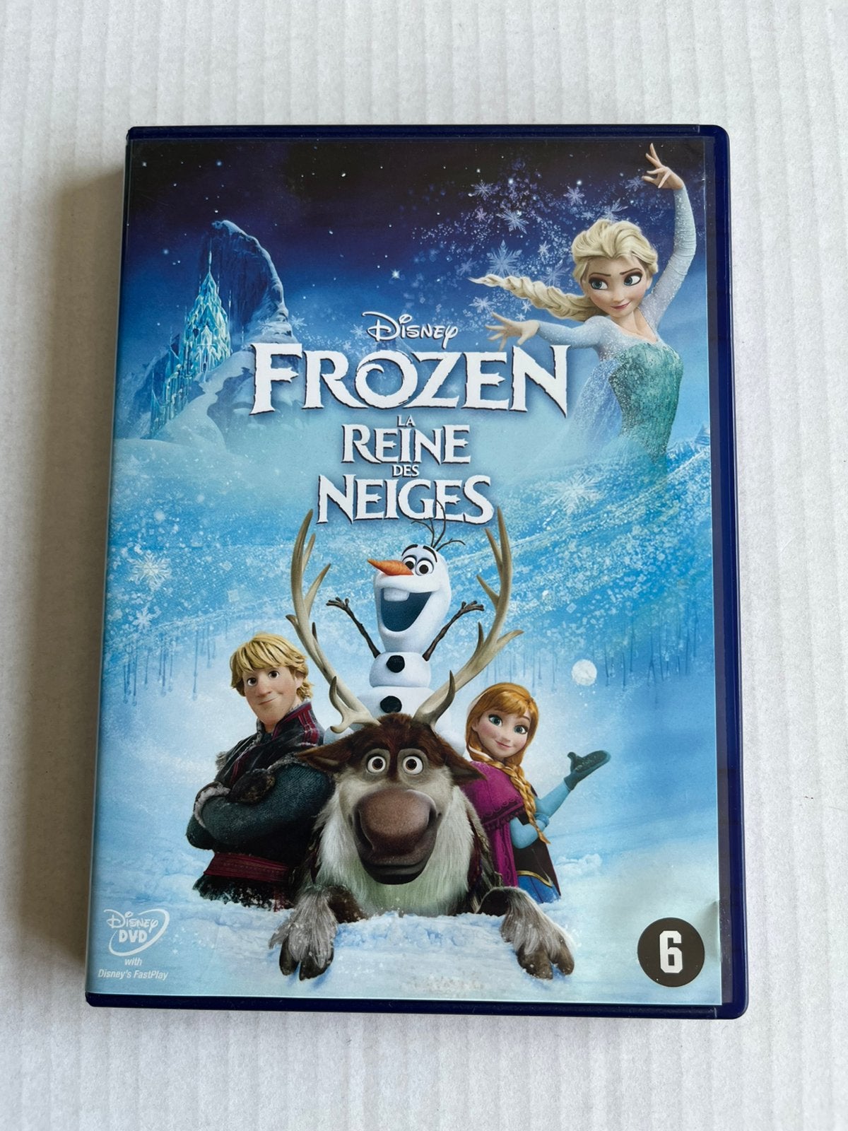 Disney Frozen DVD - La Reine des Neiges, Gebruikt, Tekenfilm, Amerikaans, Ophalen of Verzenden