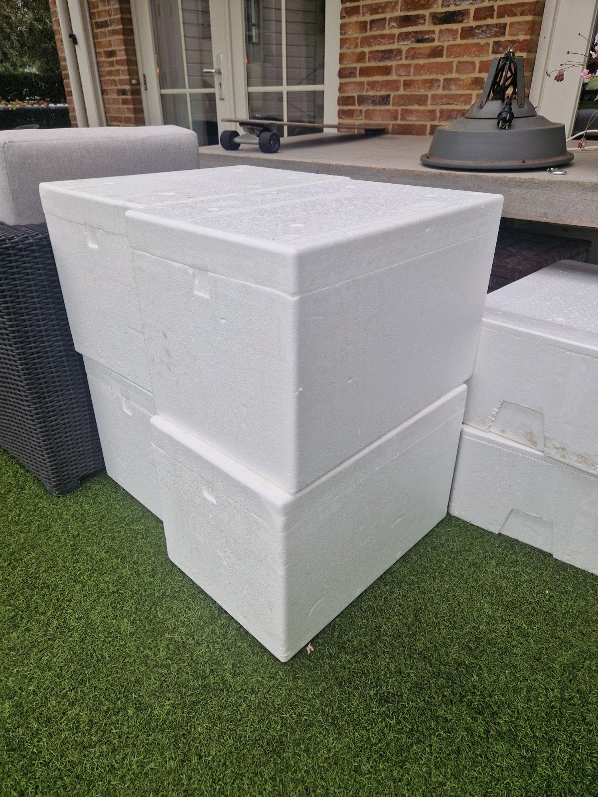 6x Piepschuim Koelbox 40 Liter - Ideaal voor Transport, Ophalen of Verzenden, Gebruikt, Koelbox, Koelelement