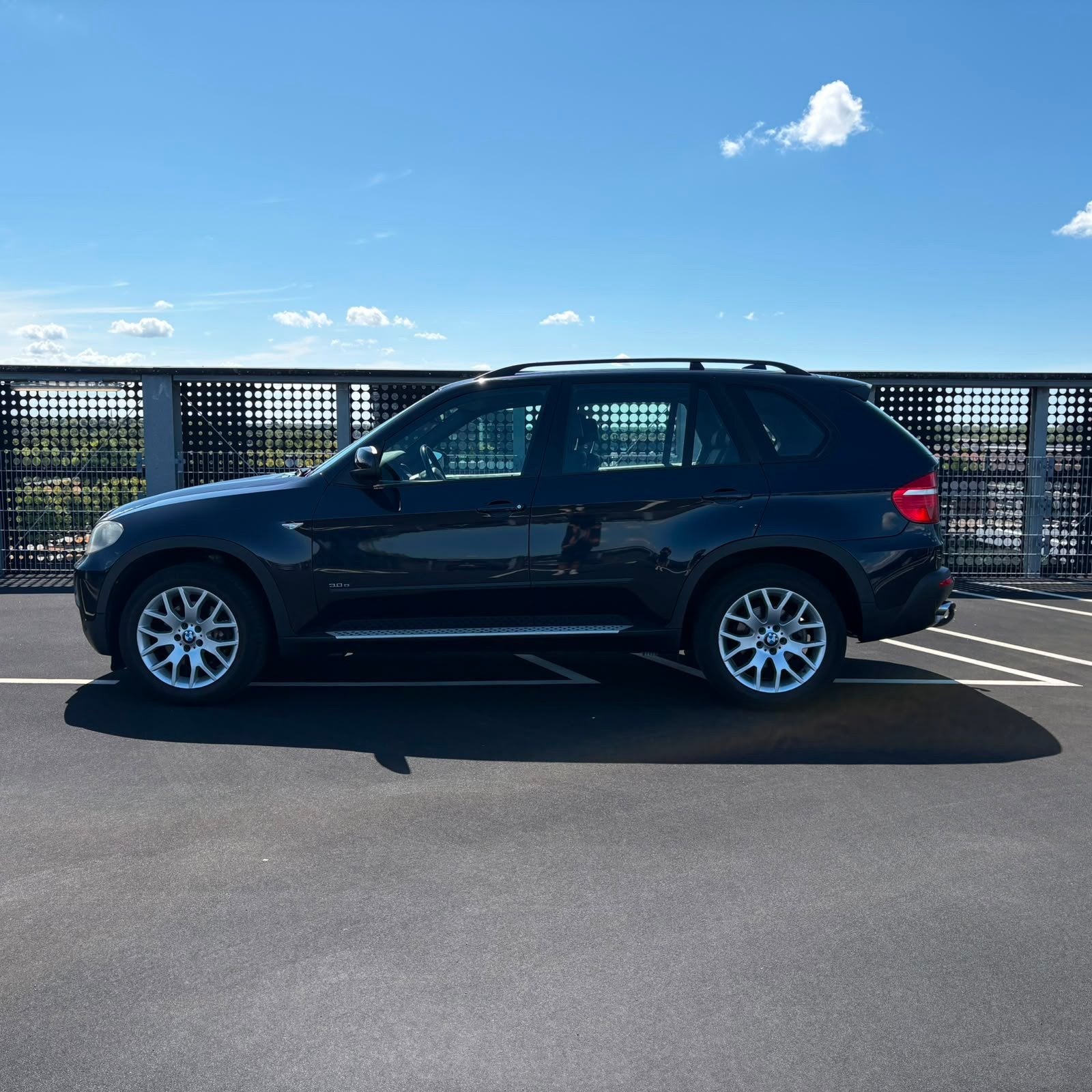 BMW X5 3.0 SI AUT 2008 Blauw, Auto's, Automaat, Euro 5, Blauw, 2996 cc