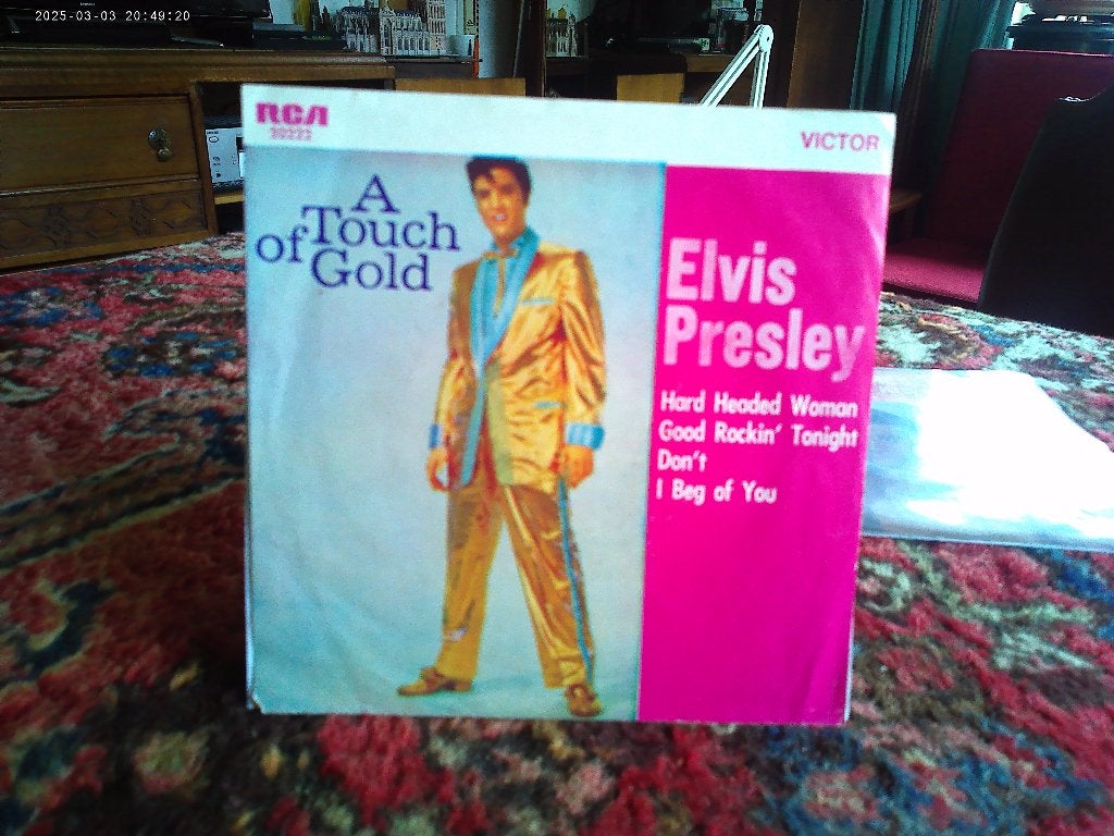 ELVIS PRESLEY, Cd's en Dvd's, Vinyl Singles, Ophalen of Verzenden, Zo goed als nieuw, Pop, EP