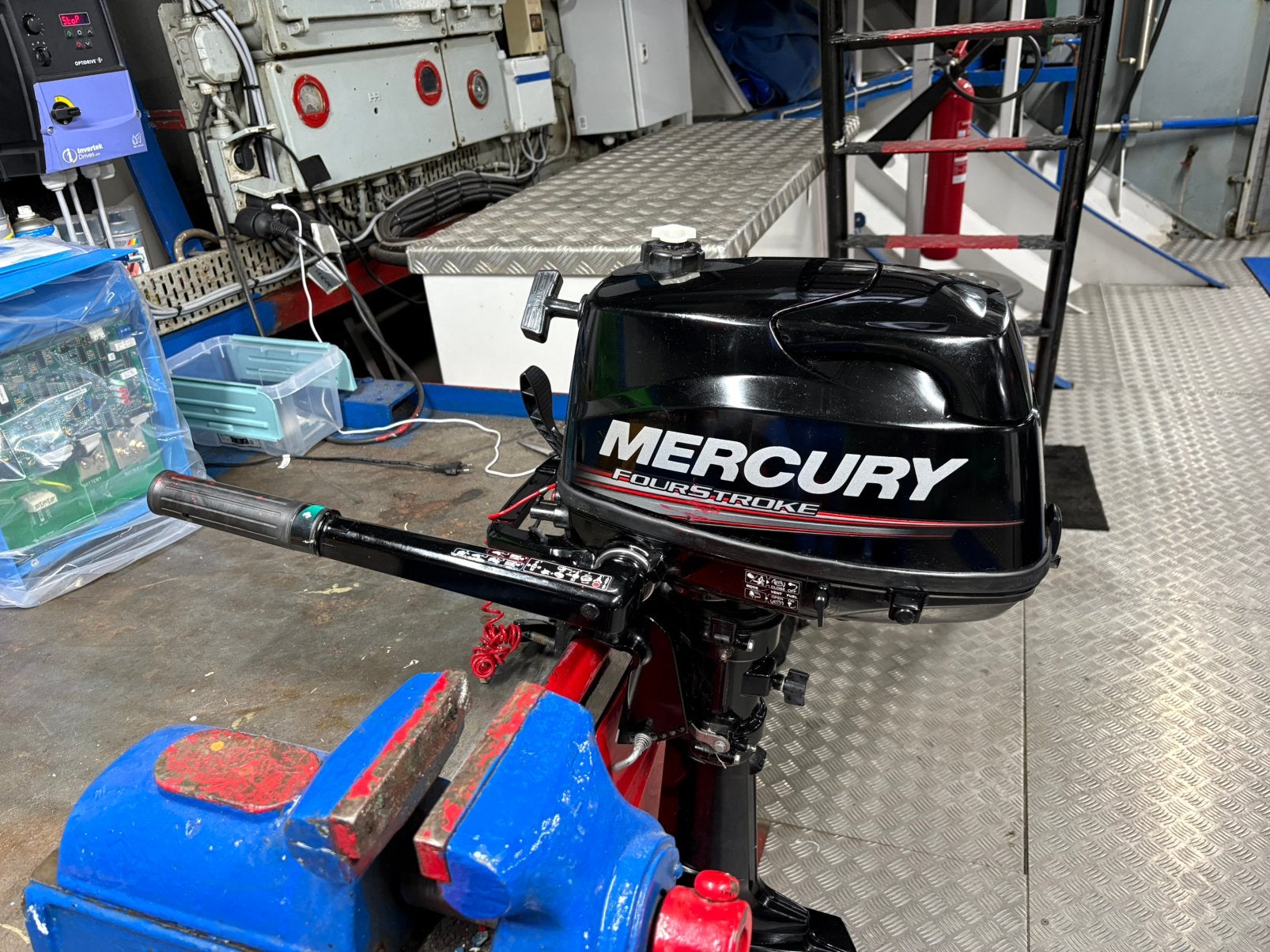 Mercury 6 pk 4 takt kortstaart, Ophalen, 5 tot 10 pk, Viertaktmotor, Zo goed als nieuw