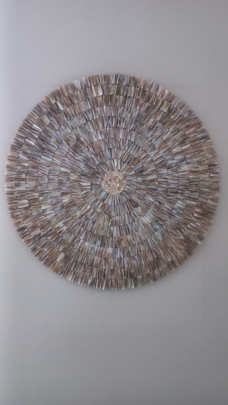schelpenornament, Ophalen