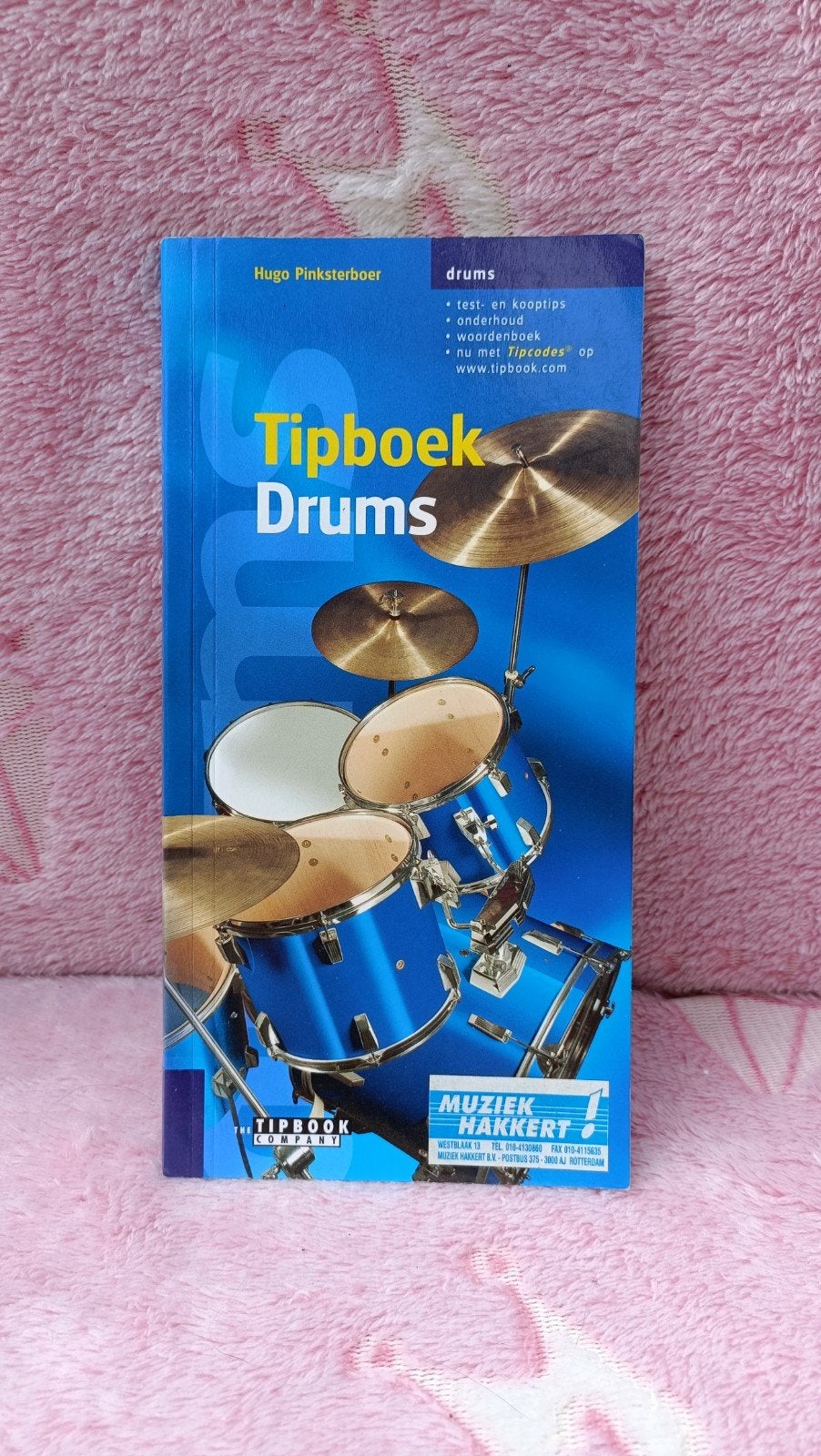 Pinksterboer, Hugo - Tipboek drums, Instrument, Hugo Pinksterboer, Ophalen of Verzenden, Zo goed als nieuw