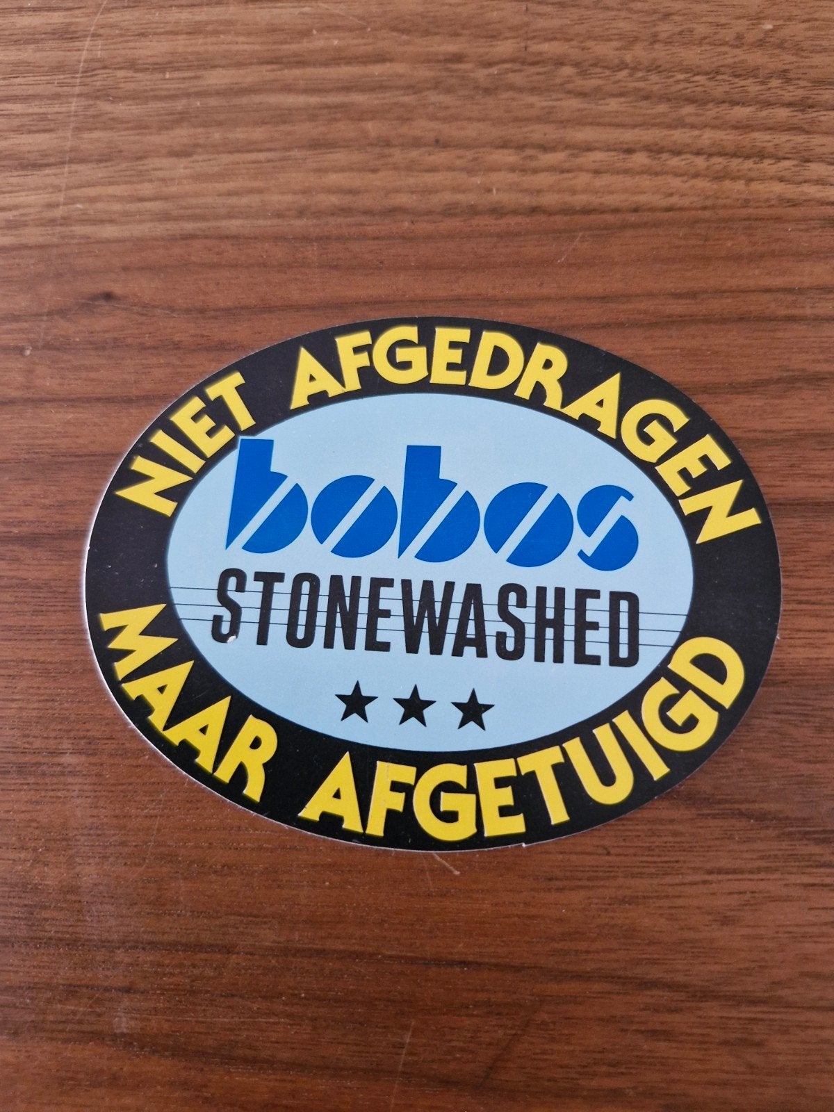 10568 Bobos Stonewashed Sticker- Niet afgedragen m.afgetuigd, Ophalen of Verzenden, Gebruikt, Overige typen