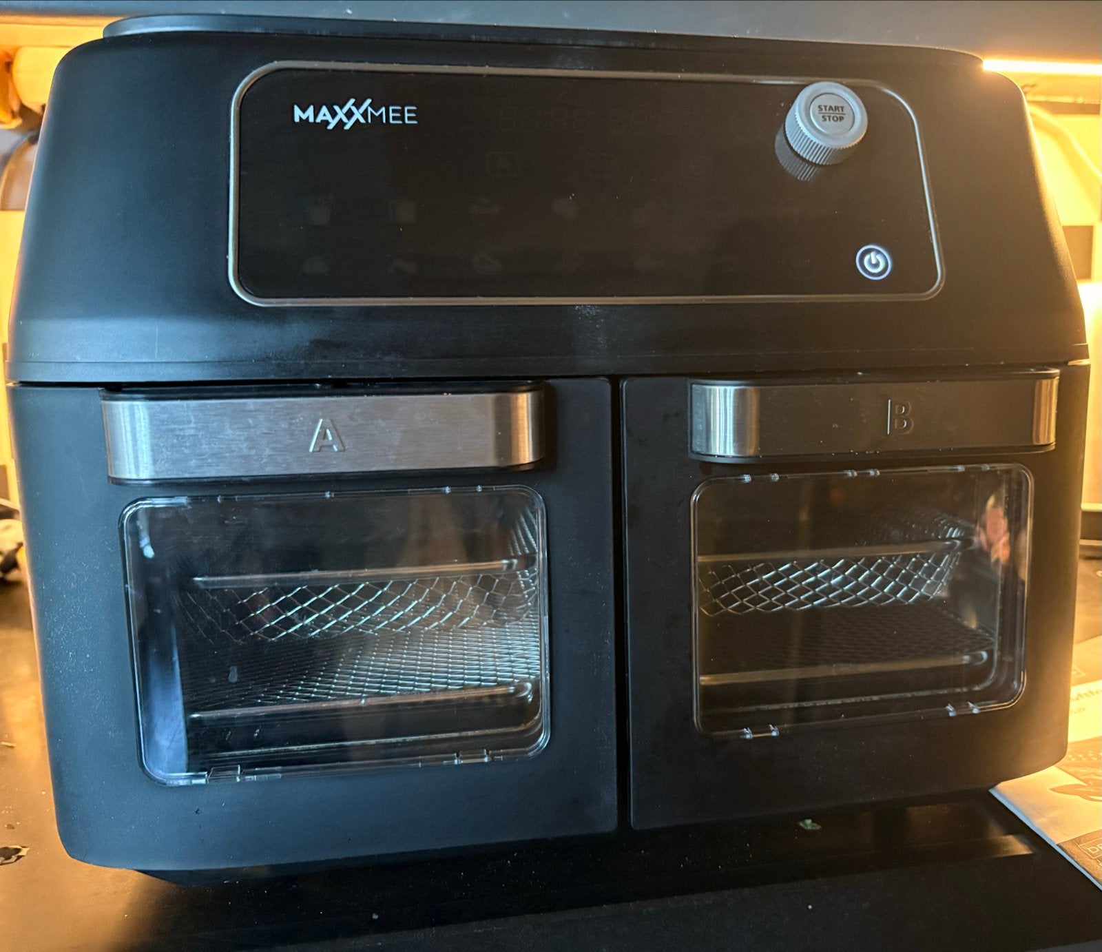 MAXXMEE Dubbele Heteluchtfriteuse- airfryer, Witgoed en Apparatuur, Ophalen, Minder dan 45 cm, Overige merken, Hete lucht