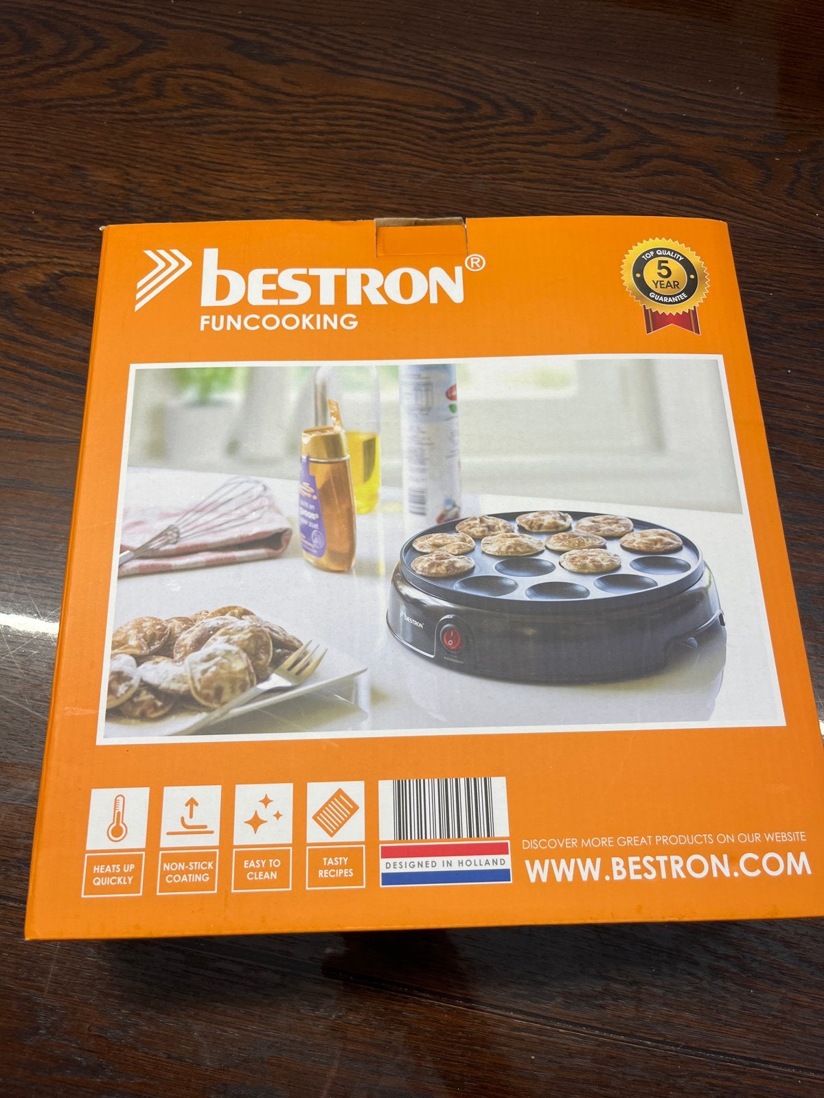 Bestron Fun Cooking Poffertjesmaker APFM700Z - Nieuw in doos, Ophalen of Verzenden, Nieuw