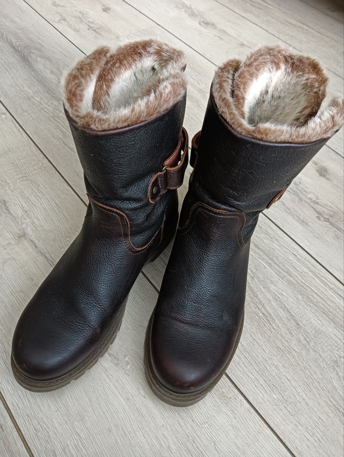 Panama Jack maat 39 donkerbruin, gevoerd, Kleding | Dames, Ophalen, Bruin, Zo goed als nieuw, Panama Jack
