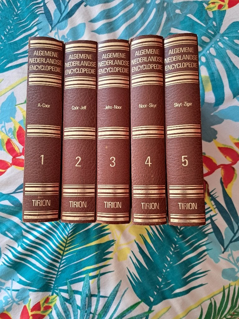 Complete set Algemene Nederlandse Encyclopedie, Ophalen, Complete serie, Zo goed als nieuw, Tirion