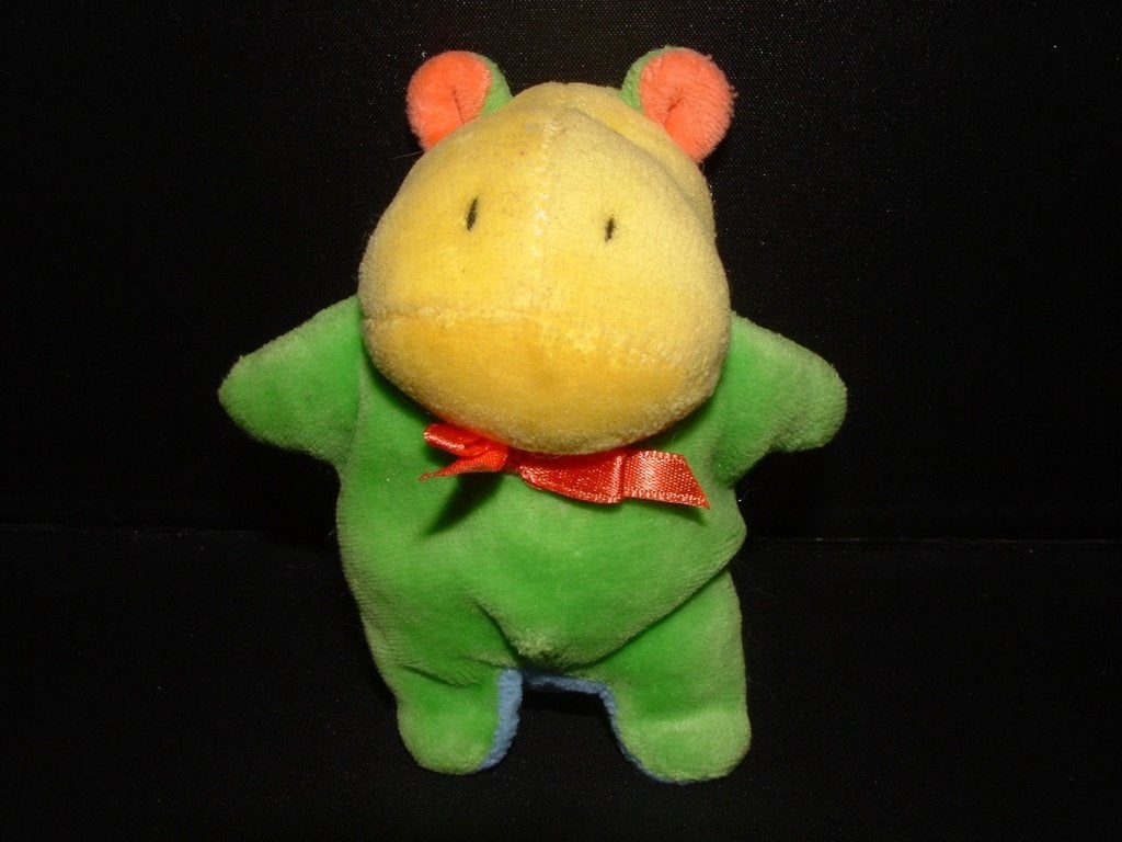 HAPPY HORSE NIJLPAARD VELOURS GROEN/GEEL MET BLAUWE, Ophalen of Verzenden, Nieuw, Overige typen