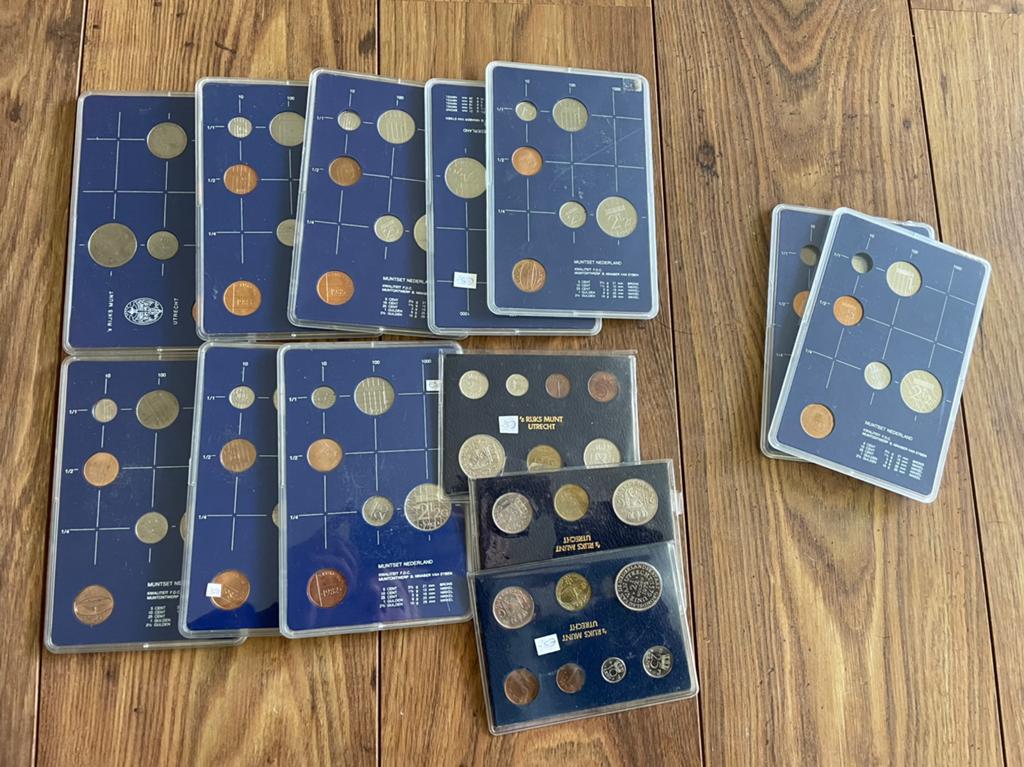 13x guldenset Nederland, Ophalen of Verzenden, Koningin Beatrix, Euro's