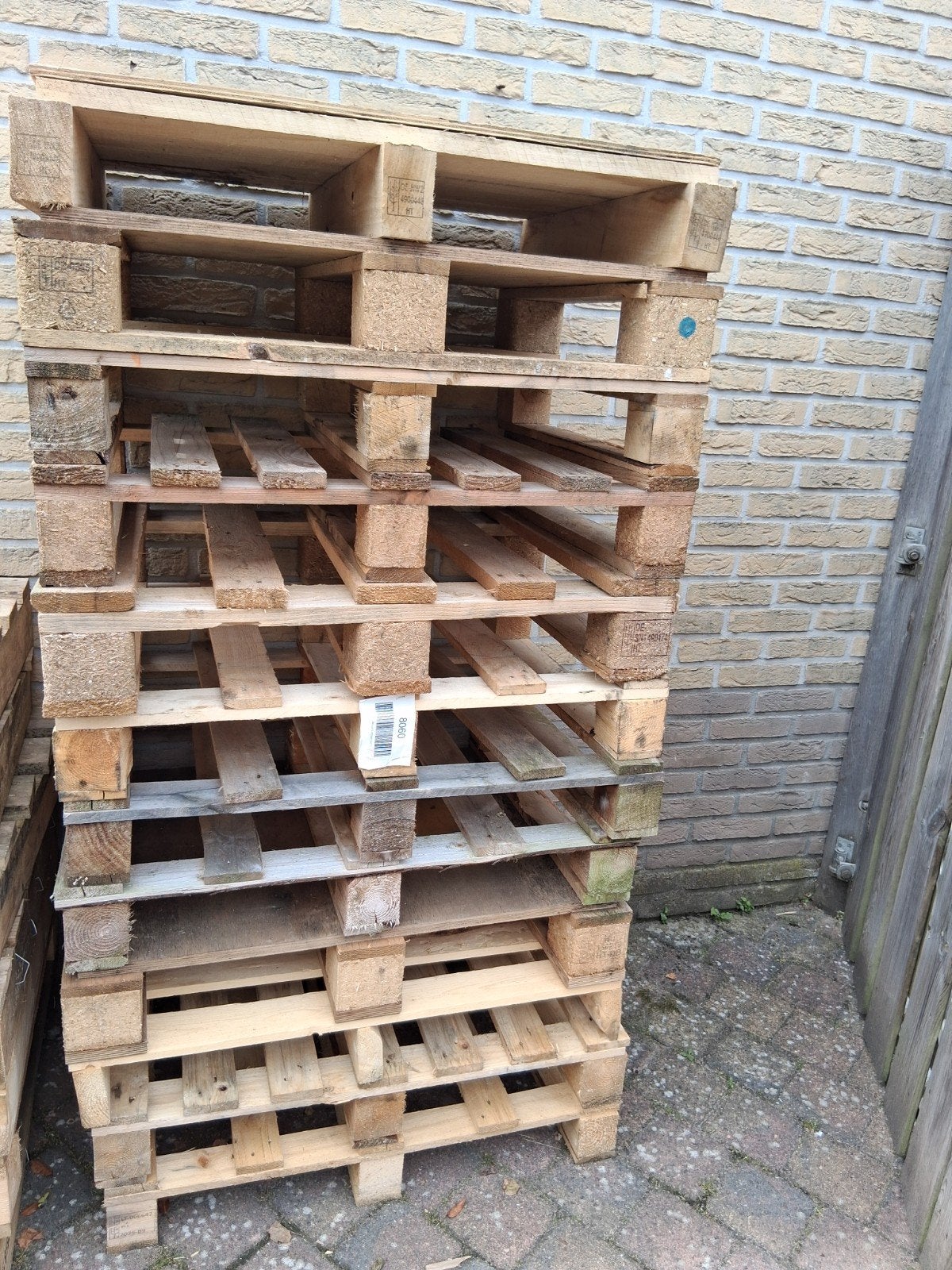80x60 pallets 12 stuks, Ophalen of Verzenden