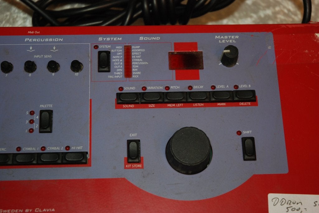Ddrum Module 4 inclusief setje triggers (5)+kabels en manual, Muziek en Instrumenten, Ddrum, Gebruikt, ., Drums of Percussie