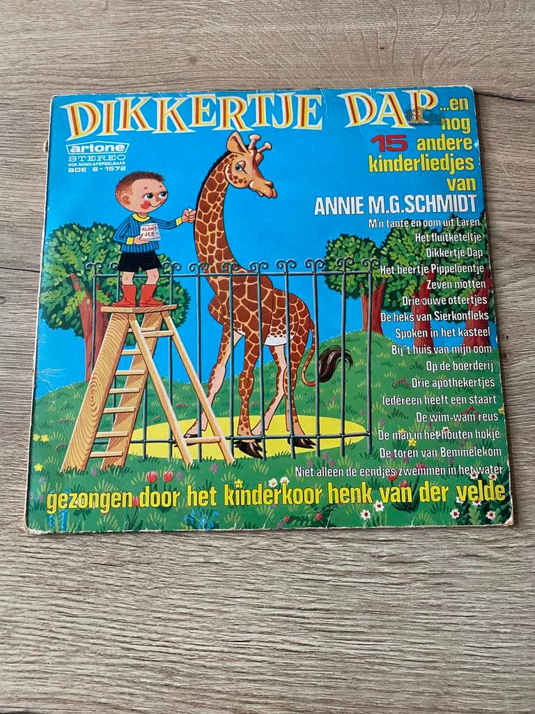 Dikkertje Dap – Annie M.G. Schmidt | Kinderliedjes LP, Cd's en Dvd's, Ophalen of Verzenden, Gebruikt, 12 inch, Muziek