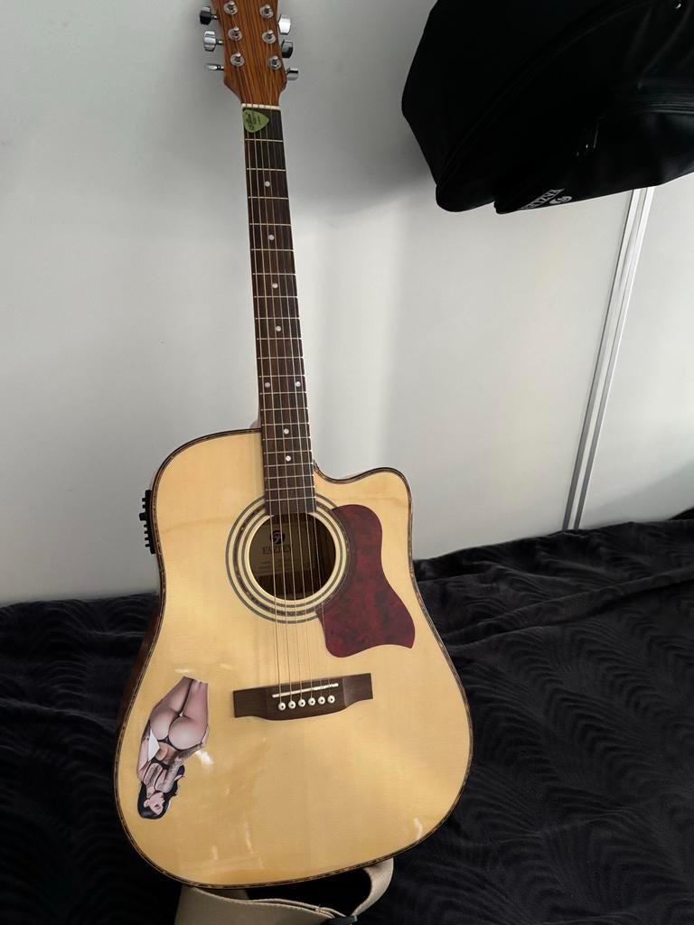 Fazley FE218 Elektrische Akoestische Gitaar - Zo goed als ni, Ophalen of Verzenden, Zo goed als nieuw, Western- of Steelstringgitaar