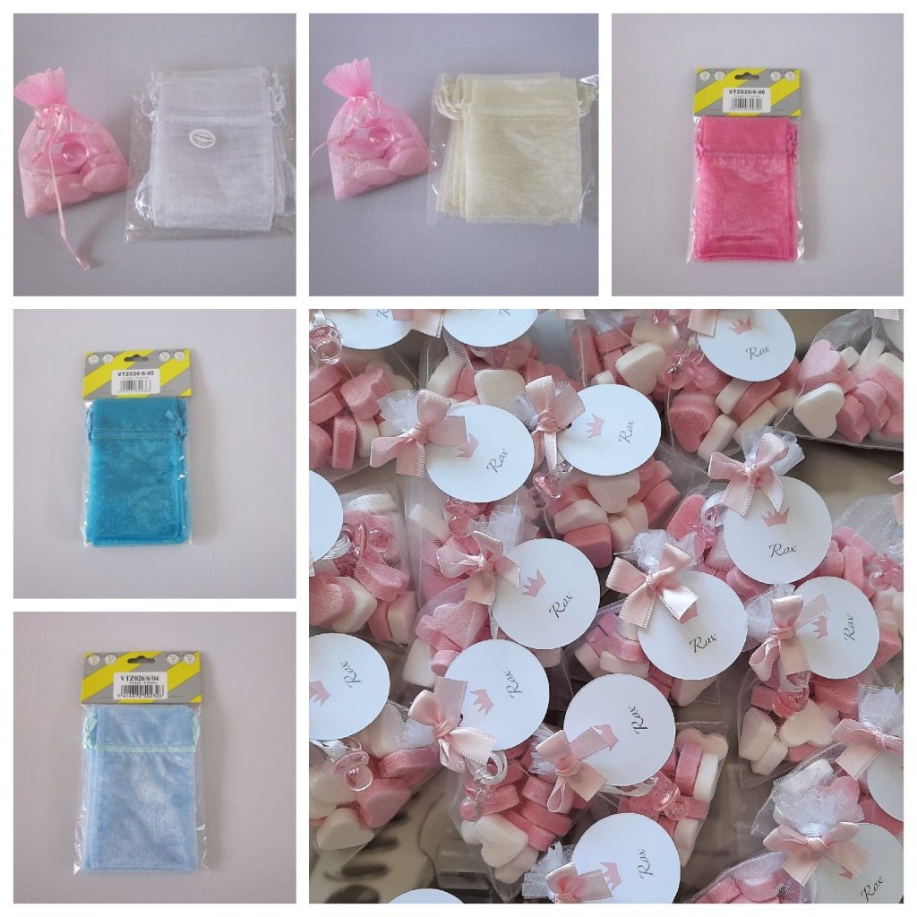 Organza zakjes voor bedankjes, Ophalen of Verzenden, Nieuw, Kraamcadeau