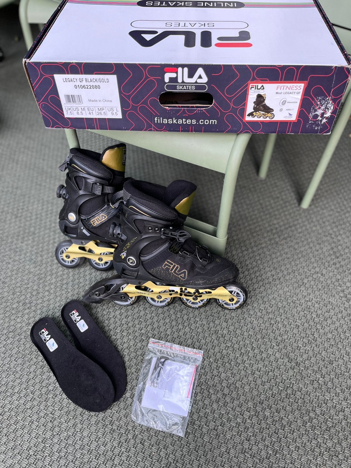 FILA | skeelers | mt 41 | 2 paar te koop | Legacy QF, Ophalen of Verzenden, Zo goed als nieuw, Powerslide