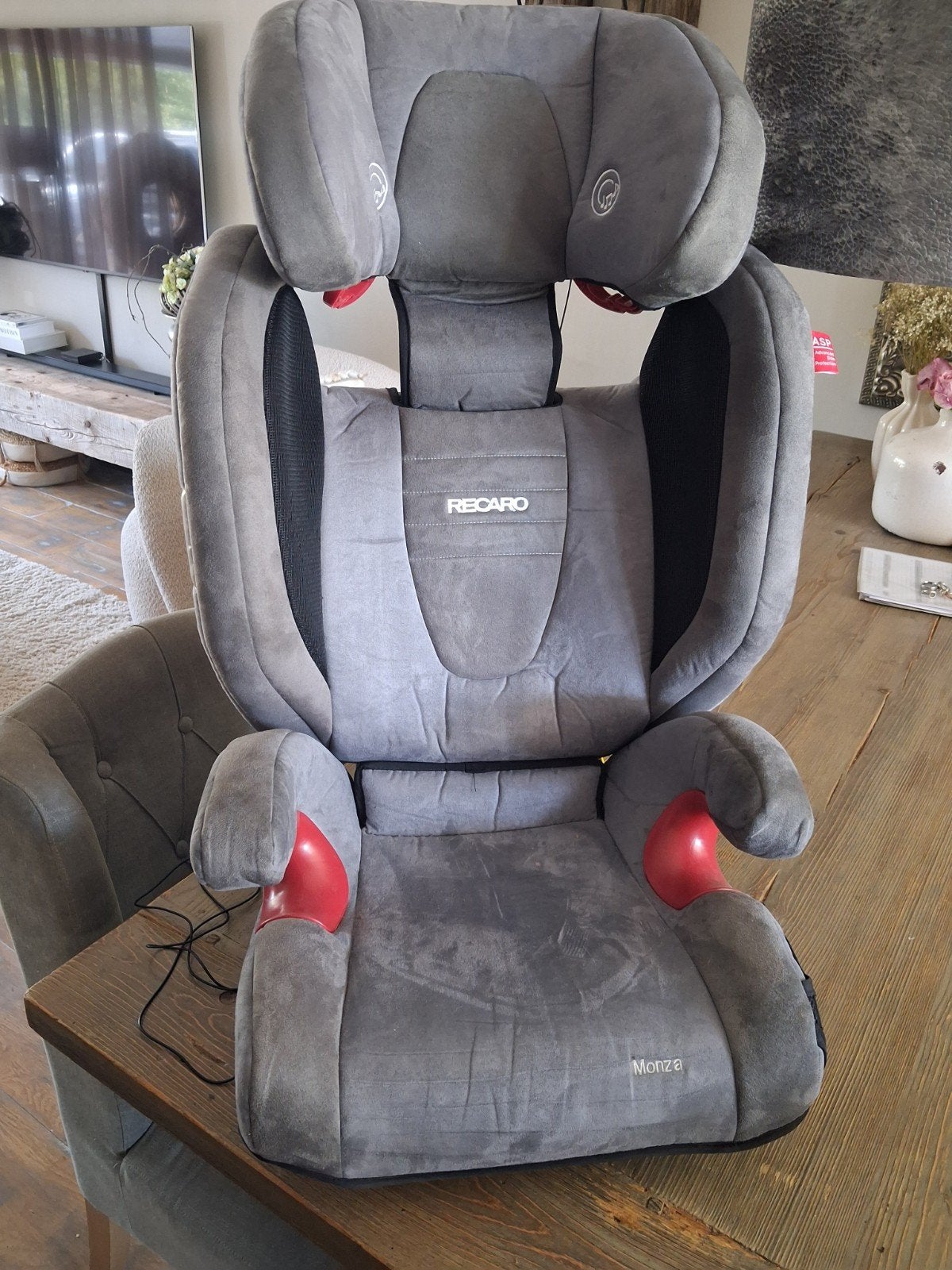 Recaro Monza autostoel met Isofix en radioaansluiting, Ophalen of Verzenden