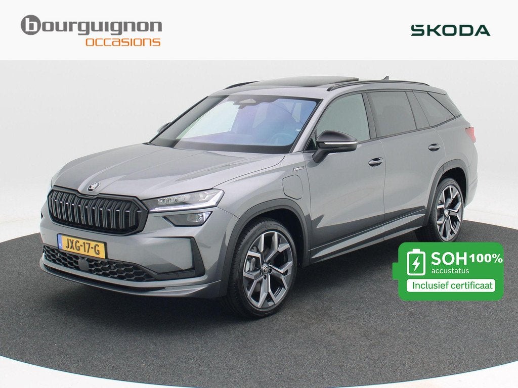 Skoda Kodiaq 1.5 TSi 204 Pk Automaat PHEV Sportline Business, Auto's, Skoda, Euro 6, 4 cilinders, 26 kWh, Plug-in hybride
