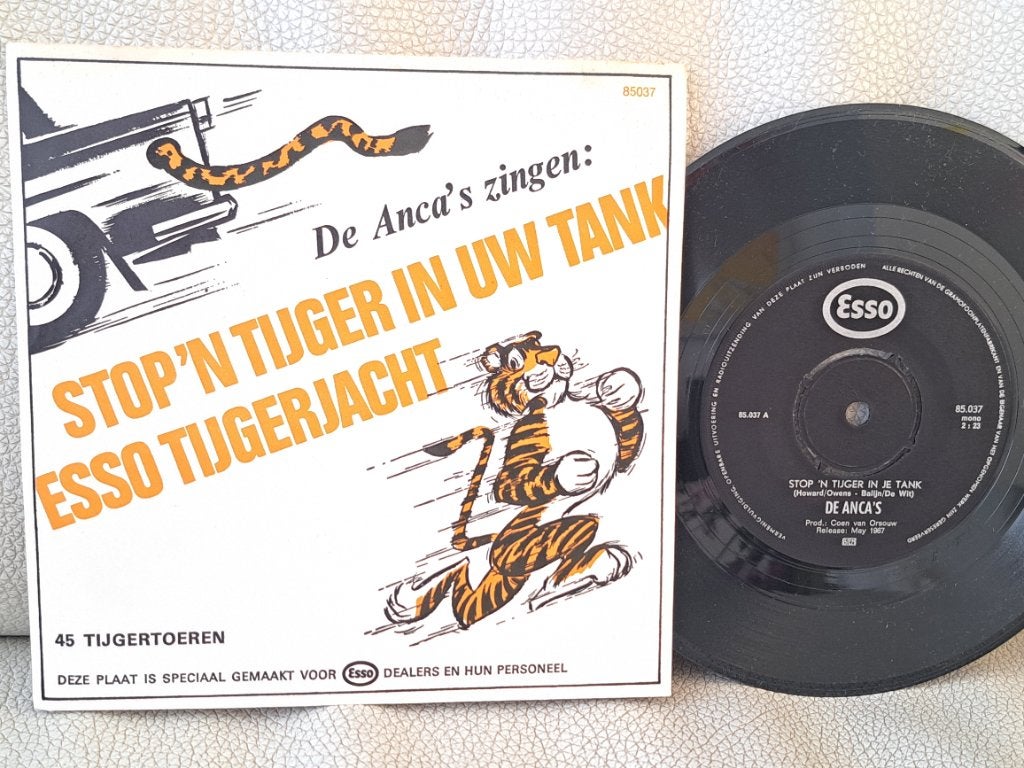 DE ANCA'S stop 'n tijger in je tank PIRATEN SCHLAGER SINGLE, Cd's en Dvd's, Gebruikt, Originele persing, 7 inch, Ophalen of Verzenden