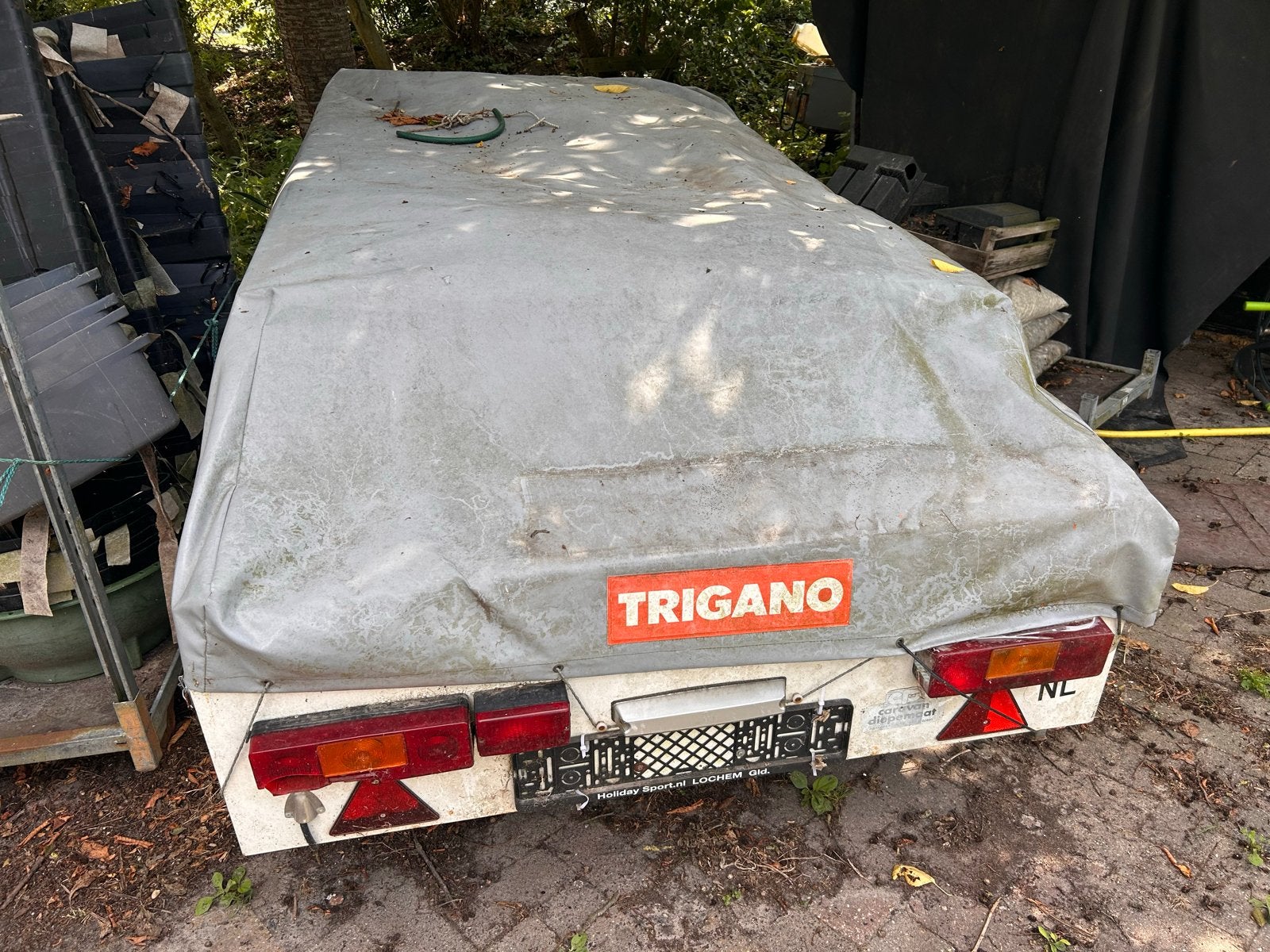 Trigano Chantilly GL Vouwwagen - Ideaal voor gezinsvakanties, Ophalen, Grijs, Tot en met 4, Trigano