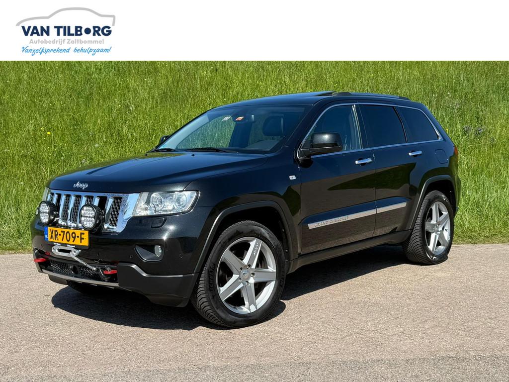 Jeep Grand Cherokee 3.0 CRD Limited Motor slechts 145.000 KM, Auto's, Jeep, Gebruikt, Zwart, Bi-Xenon koplampen, Leder