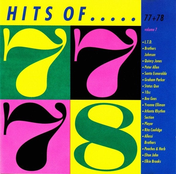 Hits Of... '77 + '78 Volume 7 CD - Diverse Artiesten, Pop, Ophalen of Verzenden, Zo goed als nieuw, Inclusief boekje