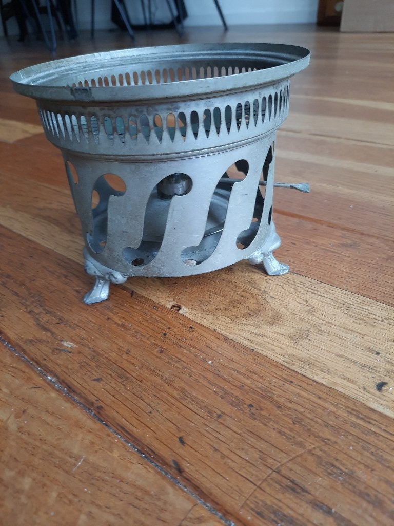 Oud Daalderop brandertje, Vintage, Gebruikt, Ophalen of Verzenden, Metaal