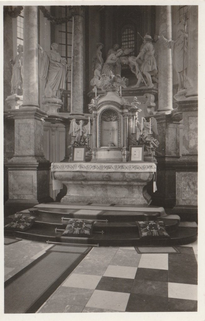 THORN Collegiale Kerk Hoofdaltaar 1950, Verzenden, 1940 tot 1960, Gelopen, Limburg