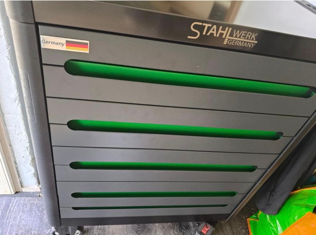 Gereedschapwagen Stahlwerk germany compleet 9 lades, Ophalen, Gevuld, Nieuw