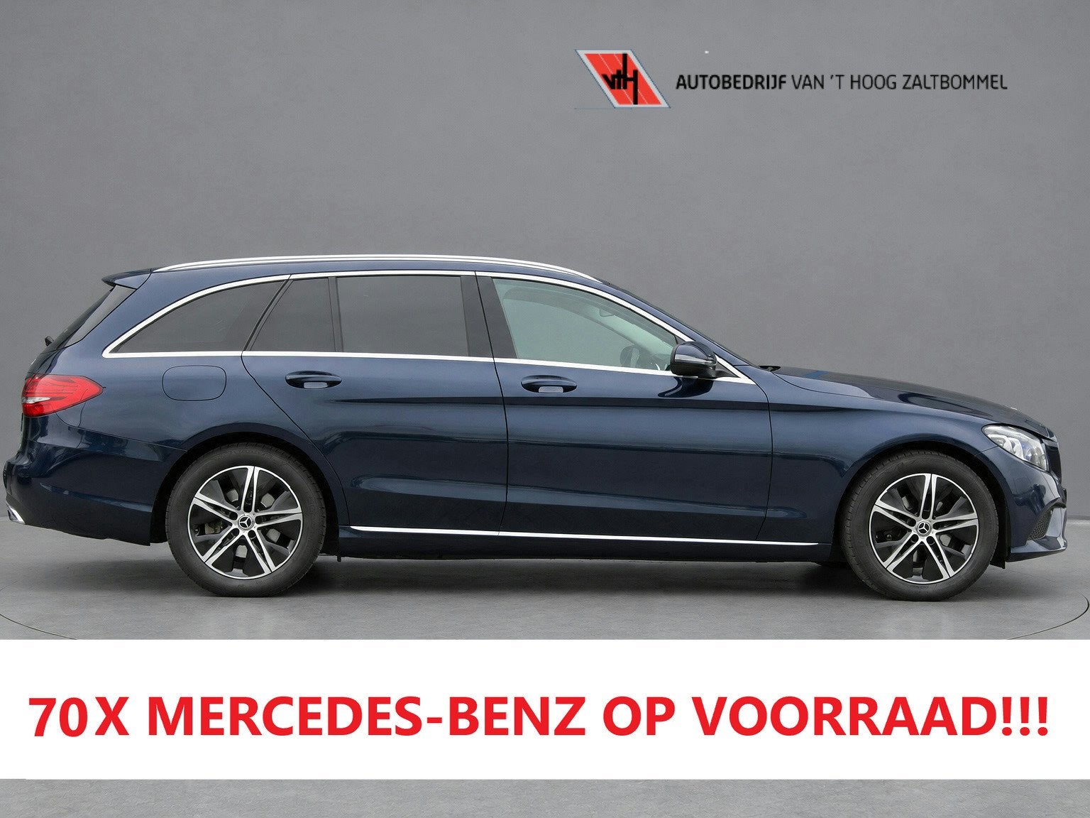 Mercedes-Benz C-Klasse Estate 180d Business Sol. Avantgarde, Auto's, Automaat, Achterwielaandrijving, 4 cilinders, Blauw