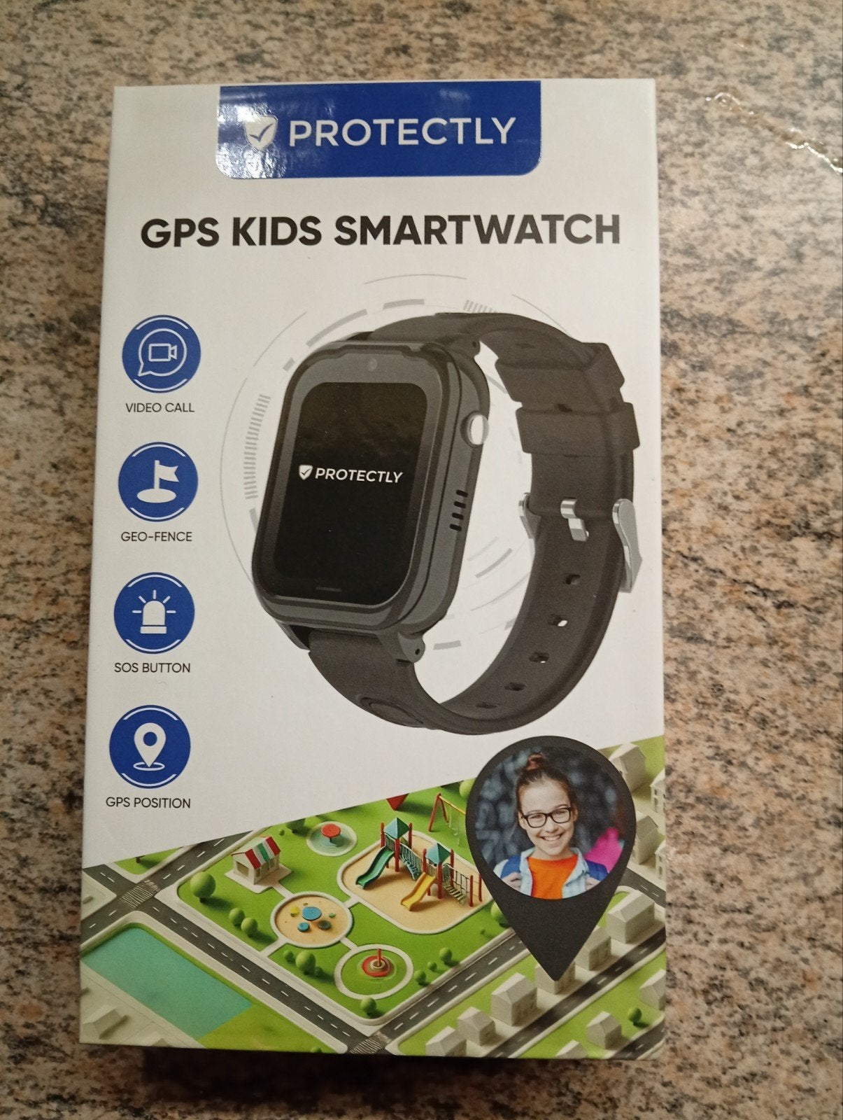 Gps kids smartwatch, Ophalen, Zo goed als nieuw, Zwart