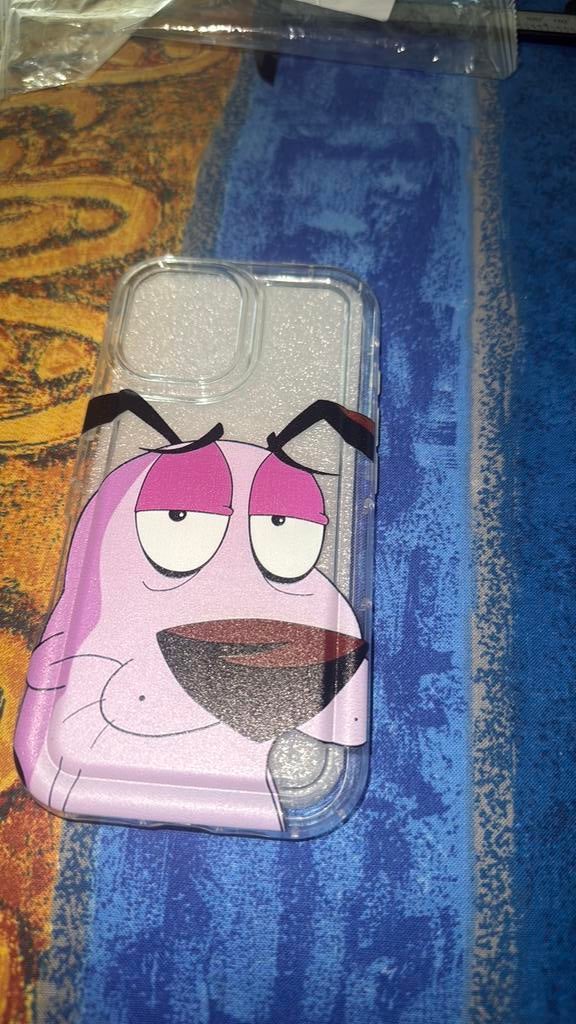 Apple iPhone 16 Courage Cowardly Dog Case, Ophalen of Verzenden, Zo goed als nieuw