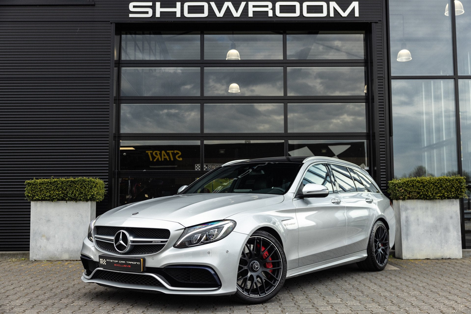 Mercedes-Benz C-klasse Estate AMG 63 S, 510 PK, Pano, Burmes, Auto's, Automaat, Dealer onderhouden, Achterwielaandrijving, Gebruikt