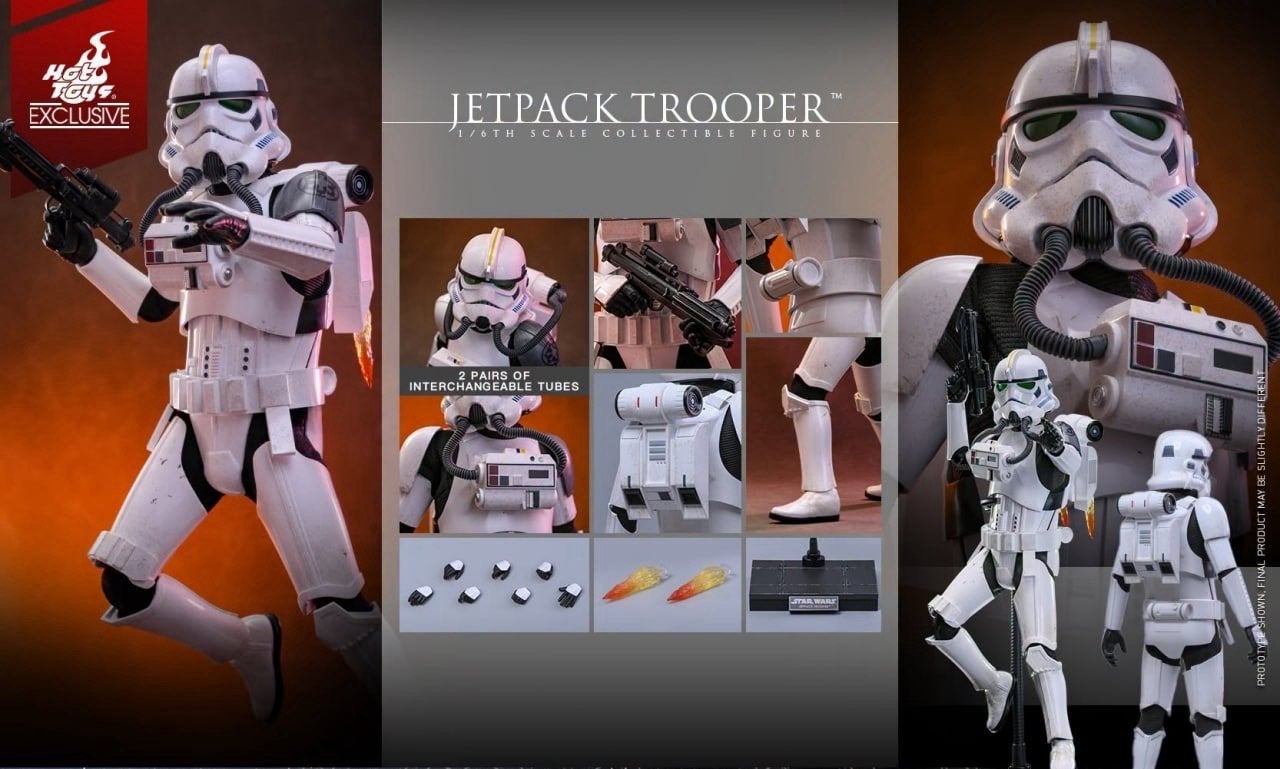 Hot Toys VGM82 1/6 Jetpack Trooper Star Wars, Verzenden, Nieuw, Actiefiguurtje