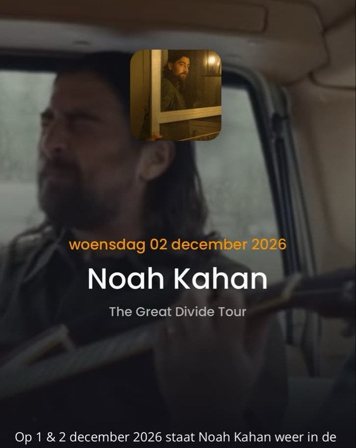 4 Staanplaatsen Noah Kahan 2 dec