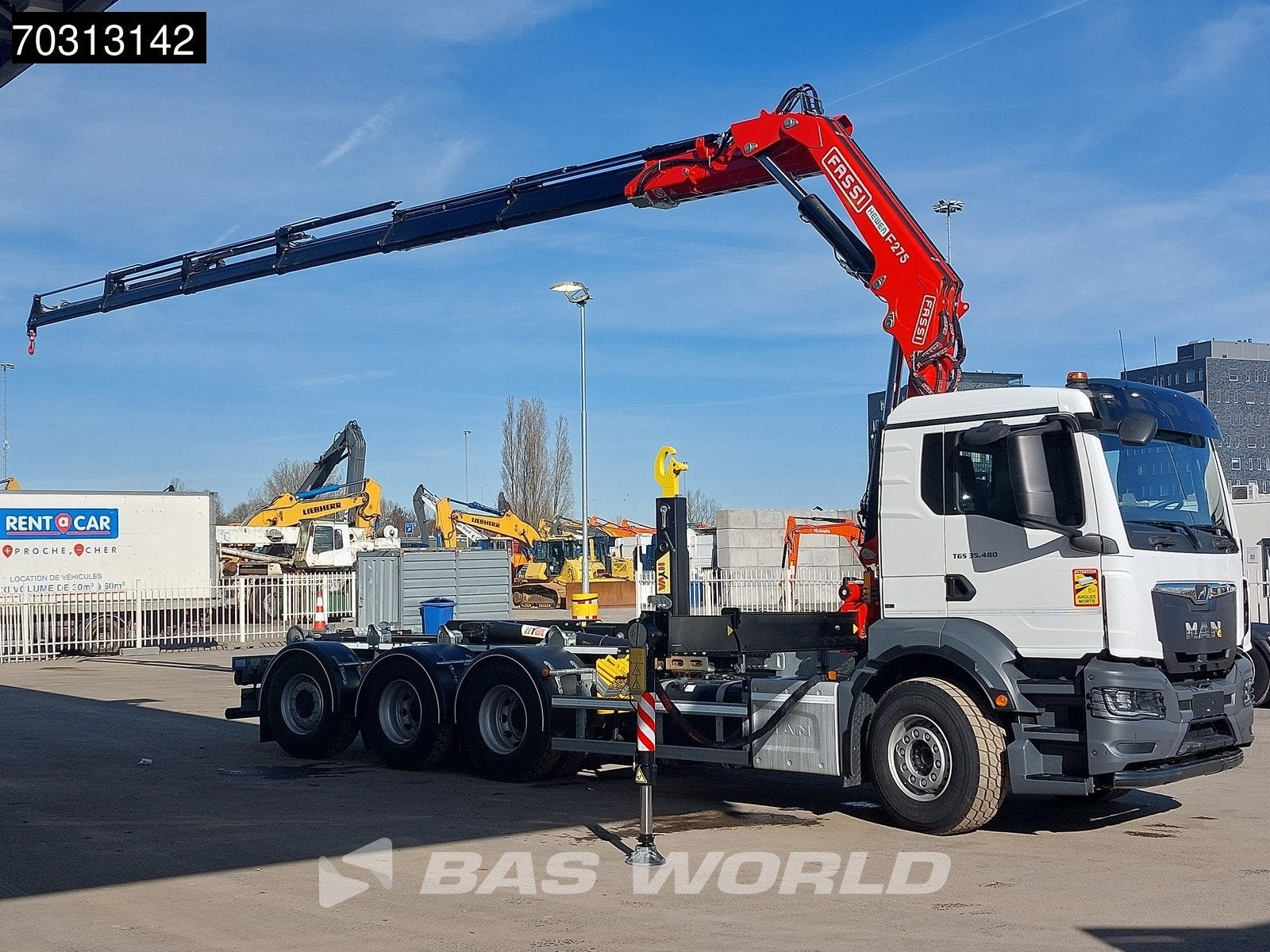 MAN TGS TGS 35.480 8X4 NEW! FASSI F275A Crane + HYVA 26-60 H, Auto's, Vrachtwagens, Automaat, Stoelverwarming, Stof, Euro 6